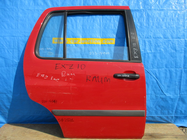 Used Toyota Raum DOOR GLASS REAR RIGHT